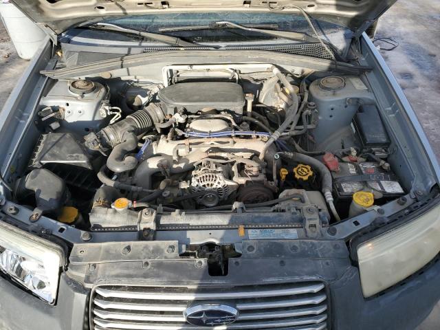 JF1SG63686H737602 - 2006 SUBARU FORESTER 2.5X SILVER photo 12
