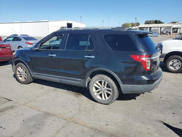 1FM5K7D84EGC58315 - 2014 FORD EXPLORER XLT BLACK photo 2