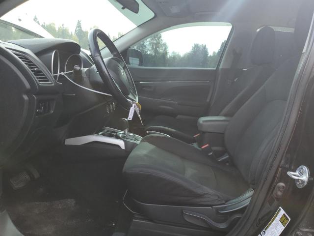 4A4AR3AU7EE026420 - 2014 MITSUBISHI OUTLANDER ES BLACK photo 7