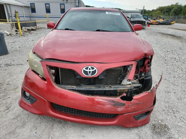 4T1BF3EKXAU506718 - 2010 TOYOTA CAMRY BASE RED photo 5