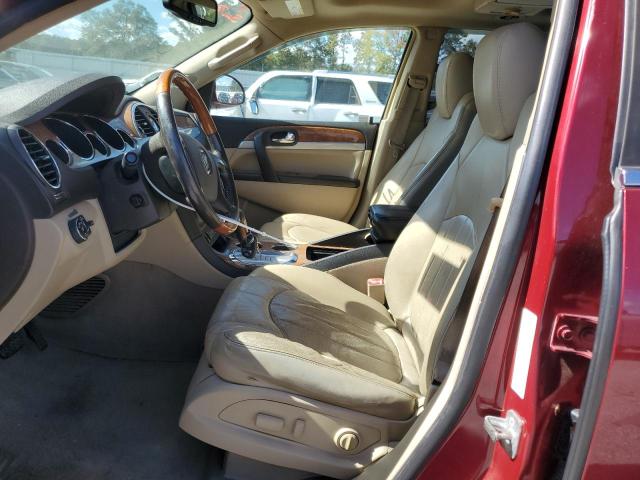 5GAEV23D19J200945 - 2009 BUICK ENCLAVE CXL MAROON photo 7