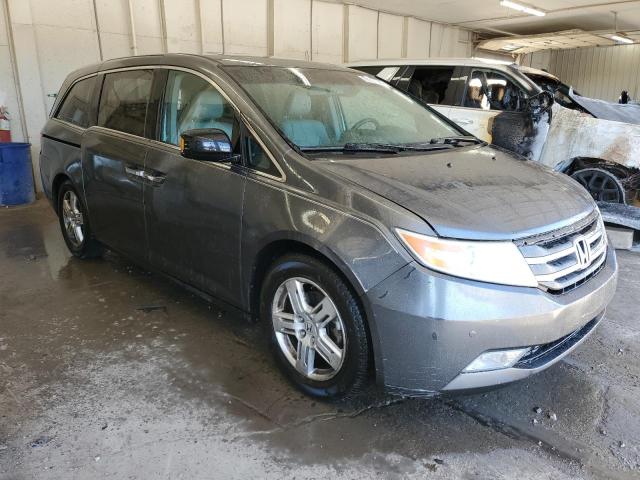 5FNRL5H93CB075294 - 2012 HONDA ODYSSEY TOURING GRAY photo 4