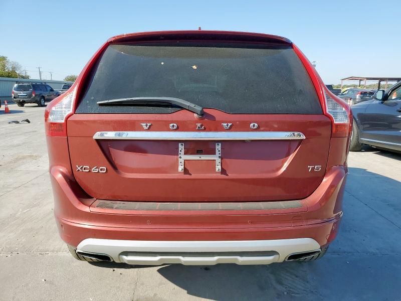 YV440MDR4H2208445 - 2017 VOLVO XC60 T5 DYNAMIC წითელი ფოტო 6