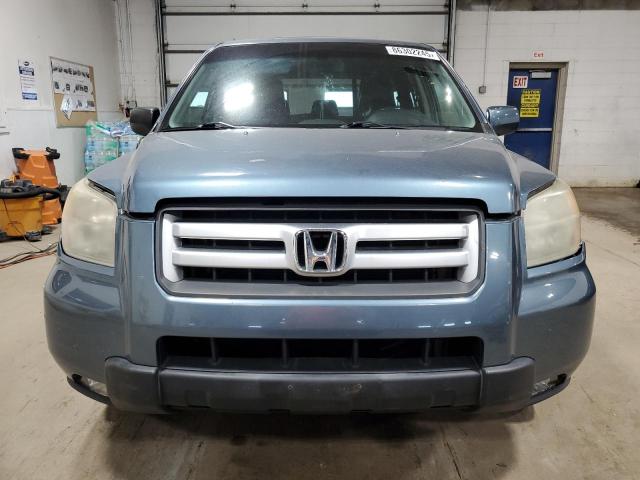 5FNYF28608B017562 - 2008 HONDA PILOT EXL BLUE photo 5