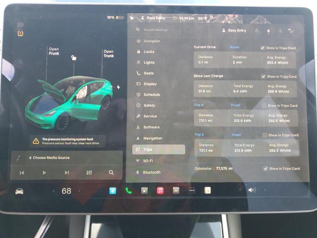 5YJYGDEE0LF027800 - 2020 TESLA MODEL Y ლურჯი ფოტო 9