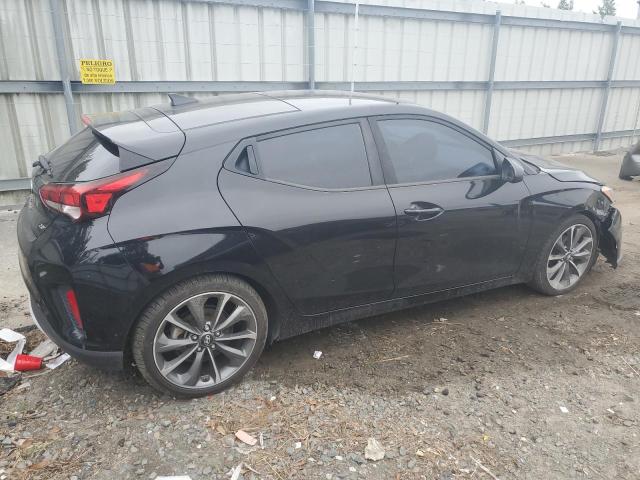 KMHTG6AF8LU020889 - 2020 HYUNDAI VELOSTER BASE Noir photo 3