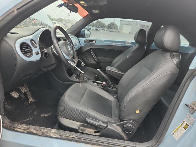 3VWHX7AT8EM614523 - 2014 VOLKSWAGEN BEETLE BLUE photo 7