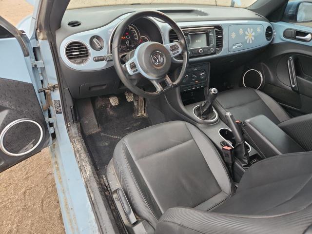 3VWHX7AT8EM614523 - 2014 VOLKSWAGEN BEETLE BLUE photo 8