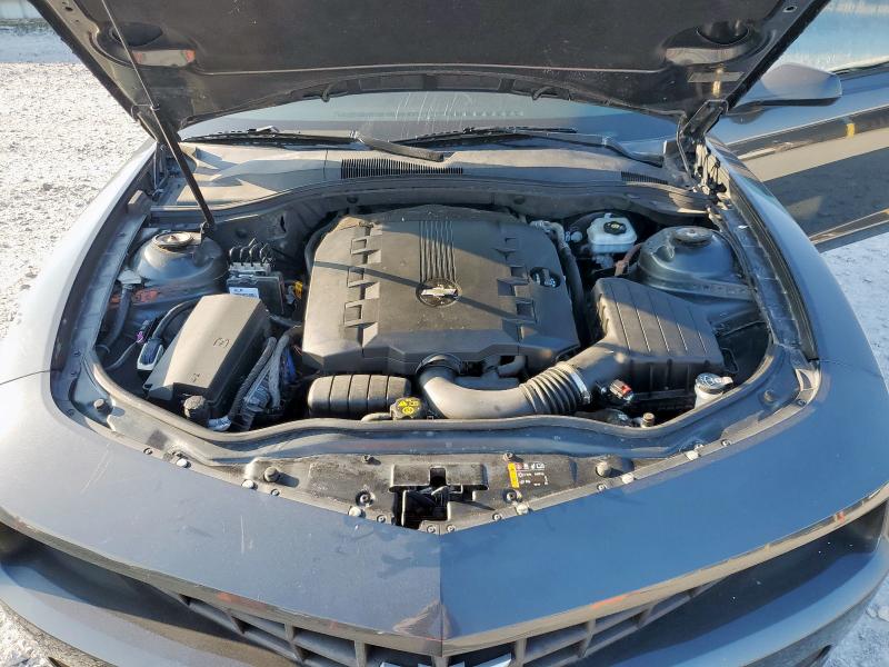 2G1FA1E33D9185536 - 2013 CHEVROLET CAMARO LS Մոխրագույն լուսանկար 11