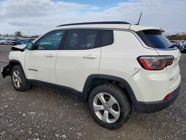 3C4NJDBB2KT729177 - 2019 JEEP COMPASS LATITUDE WHITE photo 2