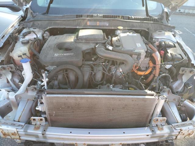 3FA6P0LU2KR167263 - 2019 FORD FUSION SE SILVER photo 11