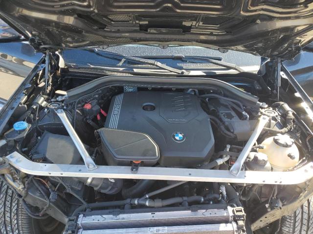 5UXTY3C09M9E25044 - 2021 BMW X3 SDRIVE30I BLACK photo 12
