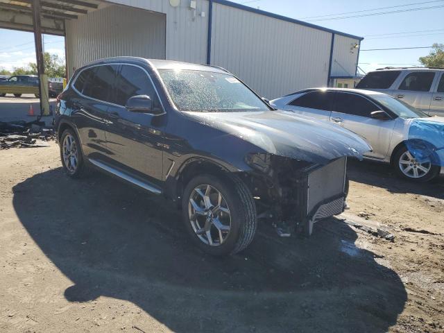 5UXTY3C09M9E25044 - 2021 BMW X3 SDRIVE30I BLACK photo 4