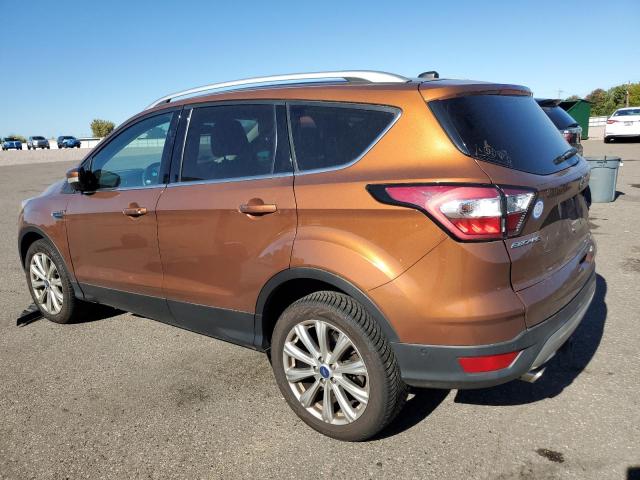 1FMCU9J94HUE06639 - 2017 FORD ESCAPE TITANIUM ORANGE photo 2