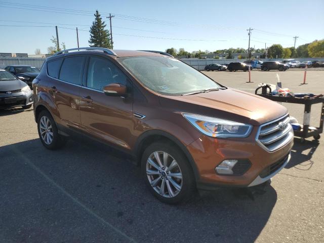 1FMCU9J94HUE06639 - 2017 FORD ESCAPE TITANIUM ORANGE photo 4