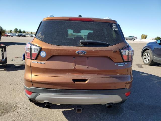 1FMCU9J94HUE06639 - 2017 FORD ESCAPE TITANIUM ORANGE photo 6