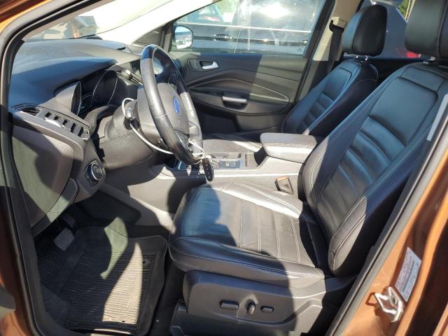 1FMCU9J94HUE06639 - 2017 FORD ESCAPE TITANIUM ORANGE photo 7