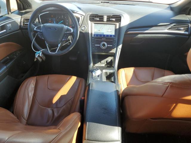 3FA6P0RUXKR273385 - 2019 FORD FUSION TITANIUM WHITE photo 8