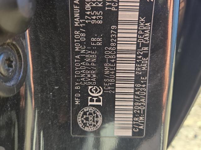 2T1BU4EE4BC682379 - 2011 TOYOTA COROLLA BASE Qara foto 12