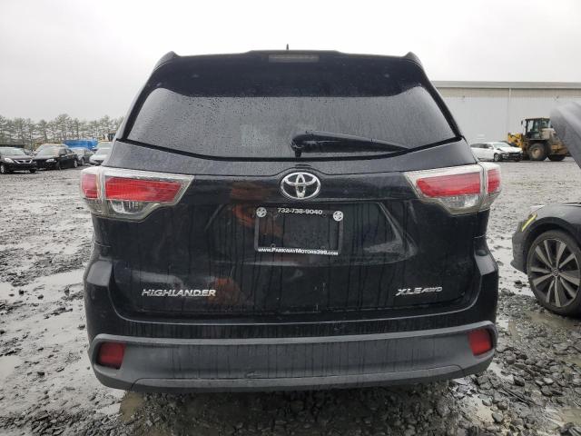5TDJKRFH7GS249130 - 2016 TOYOTA HIGHLANDER XLE BLACK photo 6