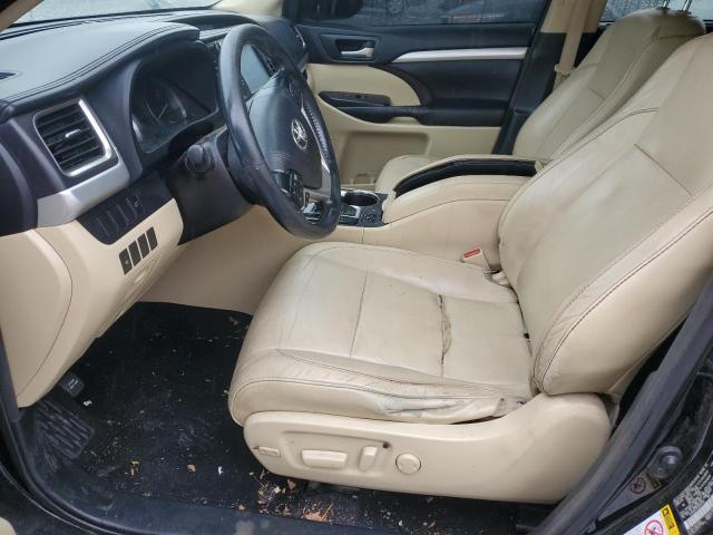 5TDJKRFH7GS249130 - 2016 TOYOTA HIGHLANDER XLE BLACK photo 7