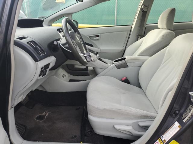 JTDKN3DU5C1499367 - 2012 TOYOTA PRIUS GRAY photo 7