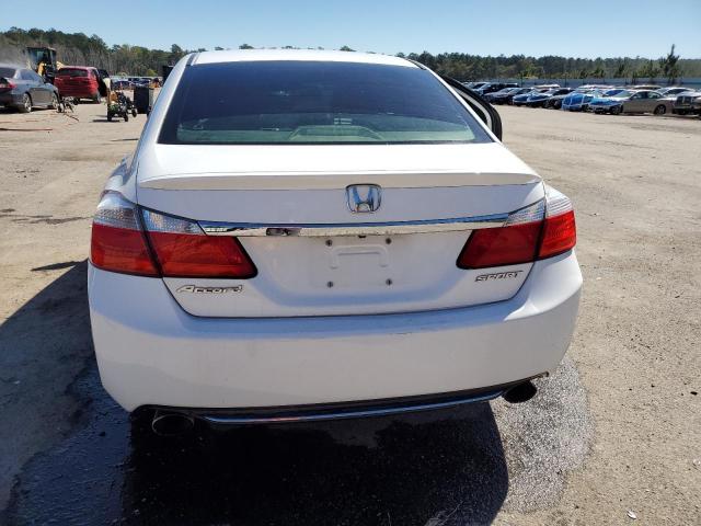 1HGCR2F58EA173575 - 2014 HONDA ACCORD SPORT WHITE photo 6