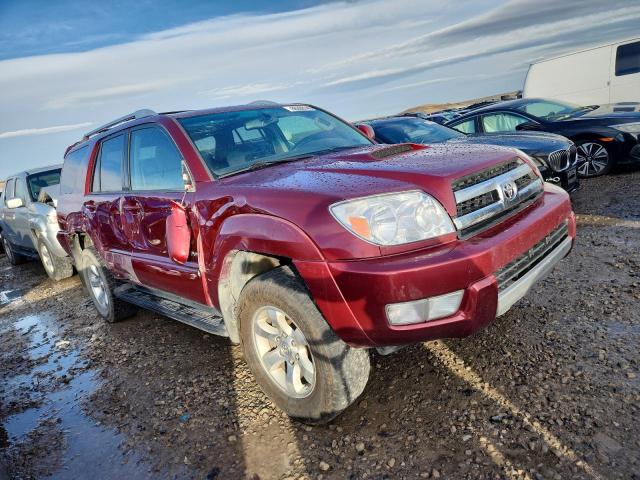 JTEBU14R458049587 - 2005 TOYOTA 4RUNNER SR5 BURGUNDY photo 4