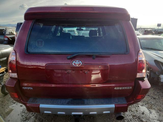 JTEBU14R458049587 - 2005 TOYOTA 4RUNNER SR5 BURGUNDY photo 6