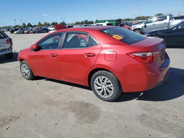 2T1BURHE4KC166984 - 2019 TOYOTA COROLLA L წითელი ფოტო 2