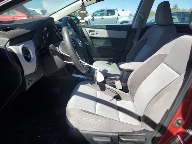 2T1BURHE4KC166984 - 2019 TOYOTA COROLLA L წითელი ფოტო 7