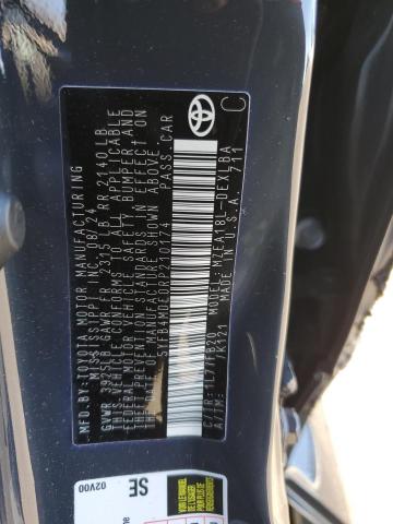 5YFB4MDE0RP210174 - 2024 TOYOTA COROLLA LE ნაცრისფერი ფოტო 12