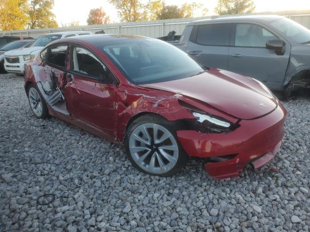 5YJ3E1EB9PF392776 - 2023 TESLA MODEL 3 红色 照片 4