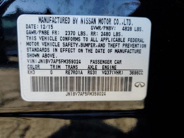 JN1BV7AP5FM359024 - 2015 INFINITI Q50 BASE Qara foto 12