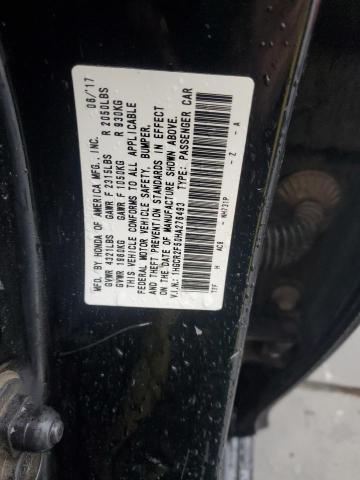 1HGCR2F50HA276493 - 2017 HONDA ACCORD SPORT Қара фото 13