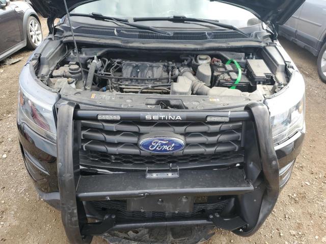 1FM5K8AR6JGB91861 - 2018 FORD EXPLORER POLICE INTERCEPTOR Қара фото 11