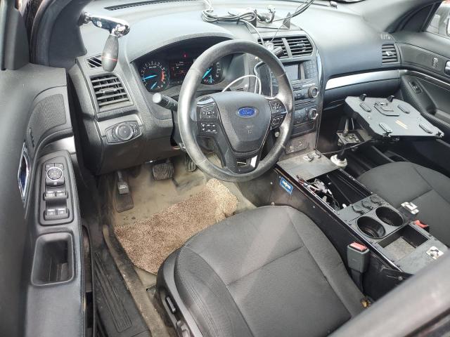 1FM5K8AR6JGB91861 - 2018 FORD EXPLORER POLICE INTERCEPTOR Қара фото 8