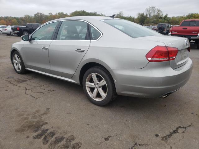 1VWBP7A37CC009557 - 2012 VOLKSWAGEN PASSAT SE Մոխրագույն լուսանկար 2