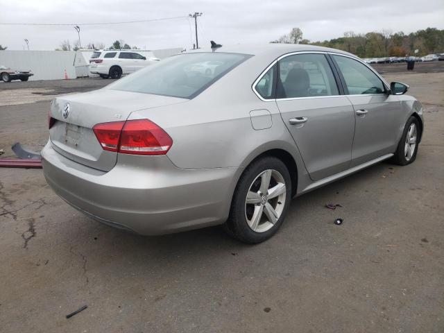 1VWBP7A37CC009557 - 2012 VOLKSWAGEN PASSAT SE Մոխրագույն լուսանկար 3