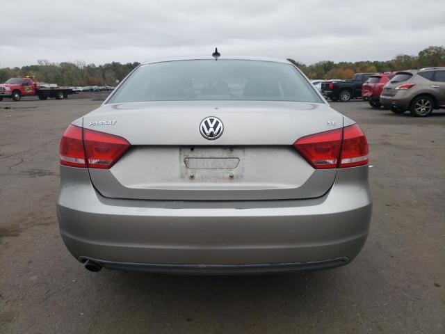 1VWBP7A37CC009557 - 2012 VOLKSWAGEN PASSAT SE Մոխրագույն լուսանկար 6