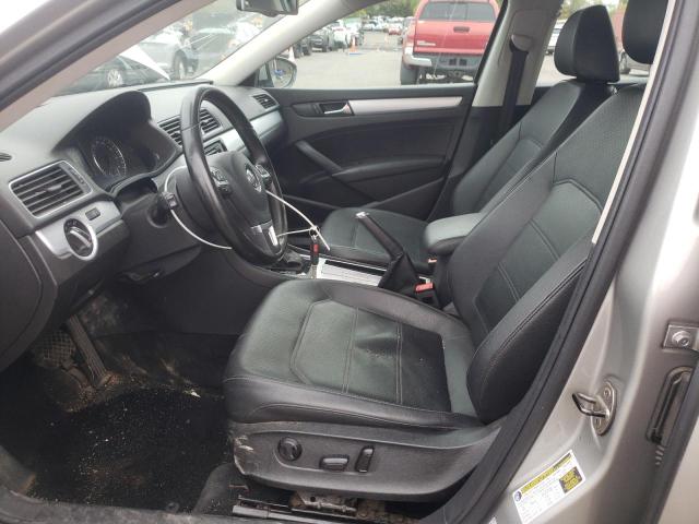 1VWBP7A37CC009557 - 2012 VOLKSWAGEN PASSAT SE Մոխրագույն լուսանկար 7