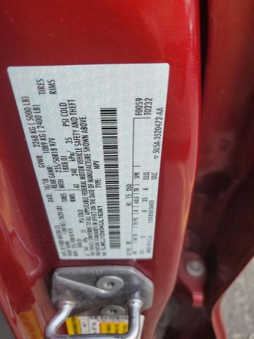 5LMCJ1D93KUL16361 - 2019 LINCOLN MKC أحمر صورة 13