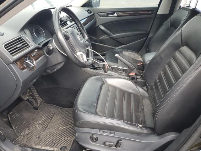 1VWCT7A33FC002027 - 2015 VOLKSWAGEN PASSAT SEL BLACK photo 7