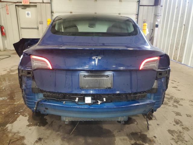 5YJ3E1EA8NF287862 - 2022 TESLA MODEL 3 蓝色 照片 6