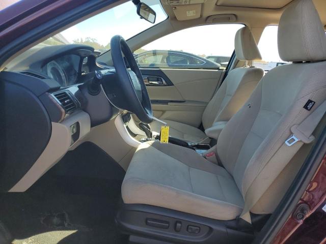 1HGCR2F73GA161872 - 2016 HONDA ACCORD EX BURGUNDY photo 7