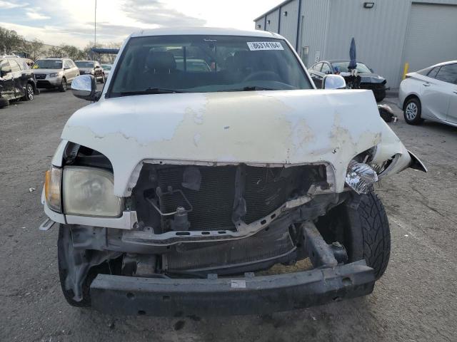 5TBRT34133S397250 - 2003 TOYOTA TUNDRA ACCESS CAB SR5 WHITE photo 5