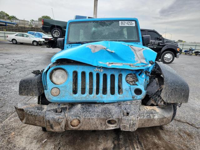 1C4BJWDG1JL869951 - 2018 JEEP WRANGLER U SPORT BLUE photo 5