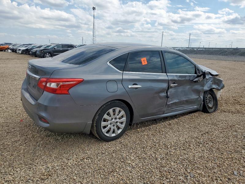 3N1AB7AP7KY407361 - 2019 NISSAN SENTRA S GRAY photo 3