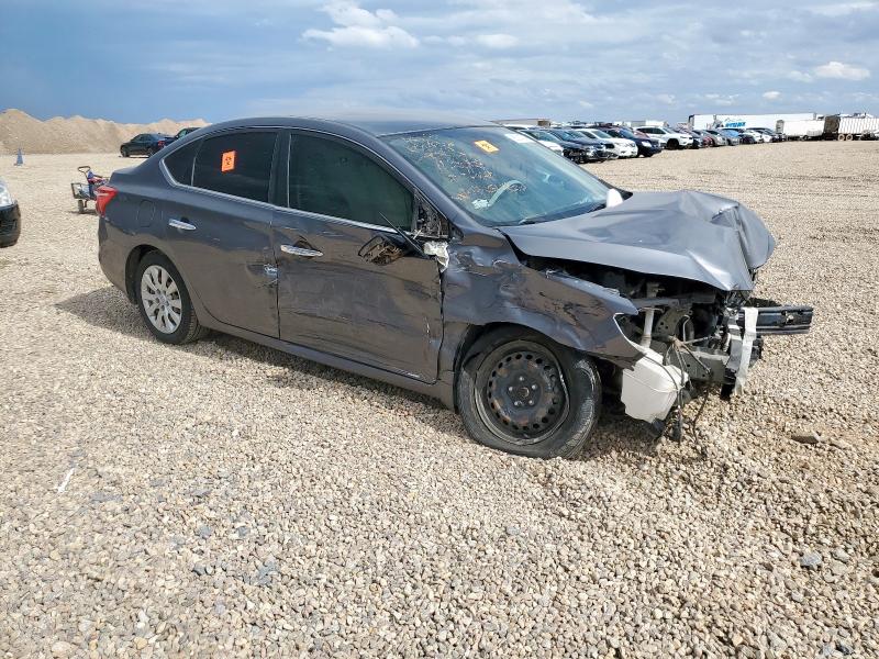 3N1AB7AP7KY407361 - 2019 NISSAN SENTRA S GRAY photo 4