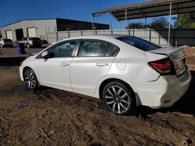 19XFB2F90FE007150 - 2015 HONDA CIVIC EXL WHITE photo 2
